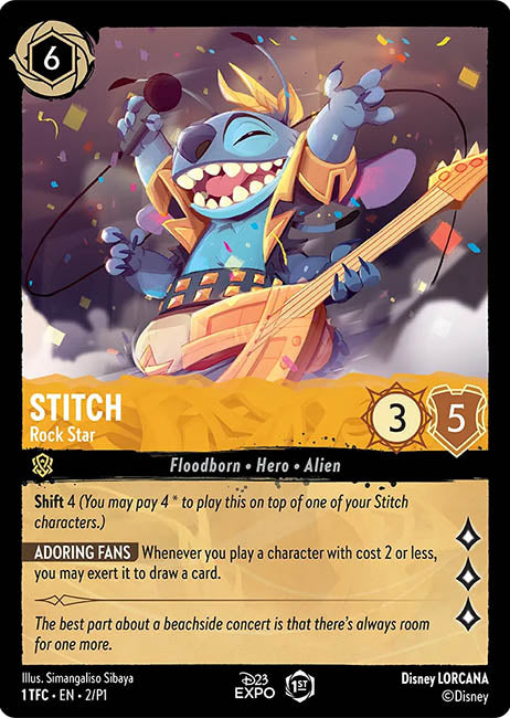 Lorcana D23 - Stitch: Rock Star