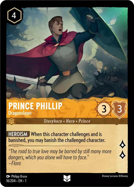 Lorcana TFC - Prince Phillip: Dragonslayer