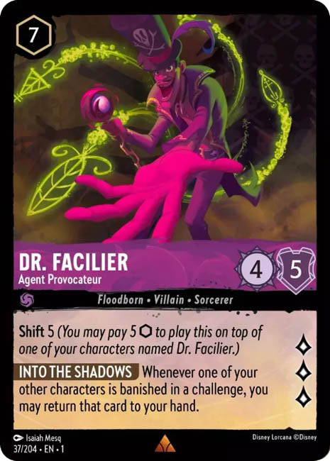 Lorcana TFC - Dr. Facilier: Agent Provocateur