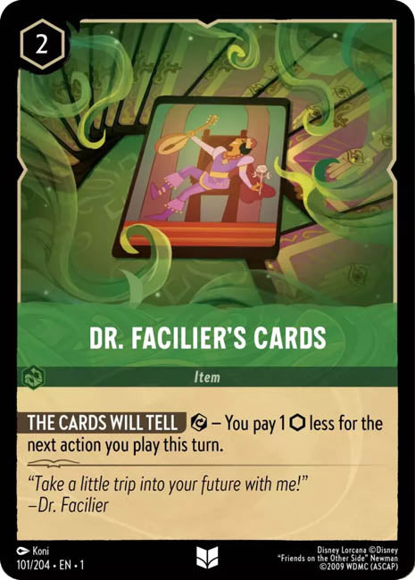 Lorcana TFC - Dr. Facilier's Card