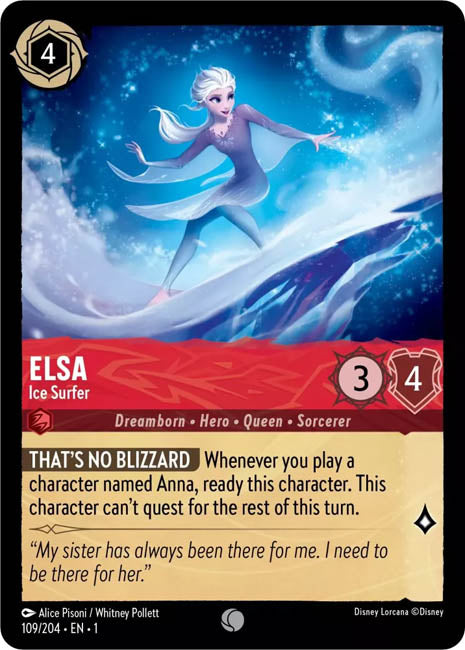 Lorcana TFC - Elsa: Ice Surfer