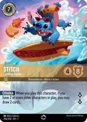 Lorcana TFC - Enchanted Stitch: Carefree Surfer