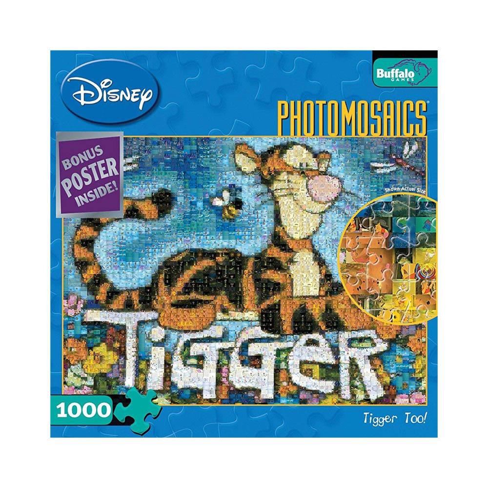 Buffalo 1000pc Puzzle - Disney Photomosaic - Tigger Too!-TCG Nerd