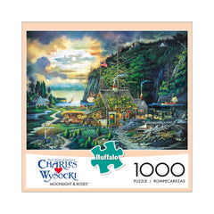 Buffalo 1000pc Puzzle - Charles Wysocki - Moonlight and Roses-TCG Nerd