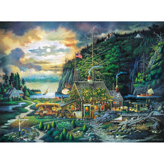 Buffalo 1000pc Puzzle - Charles Wysocki - Moonlight and Roses-TCG Nerd