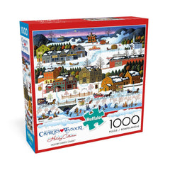 Buffalo 1000pc Puzzle - Charles Wysocki - Hickory Haven Canal-TCG Nerd