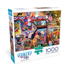 Buffalo 1000pc Puzzle - Country Life - Patriotic Road Trip-TCG Nerd