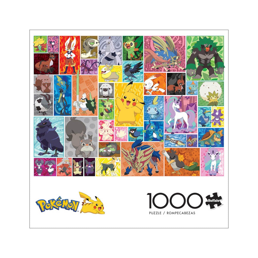 Buffalo 1000pc Puzzle - Pokemon - Galar Frames-TCG Nerd