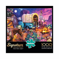 Buffalo 1000pc Puzzle - Signature Collection - Wild West Camp-TCG Nerd