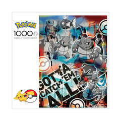 Buffalo 1000pc Puzzle - Pokemon - Squirtle Evolution Graffiti-TCG Nerd