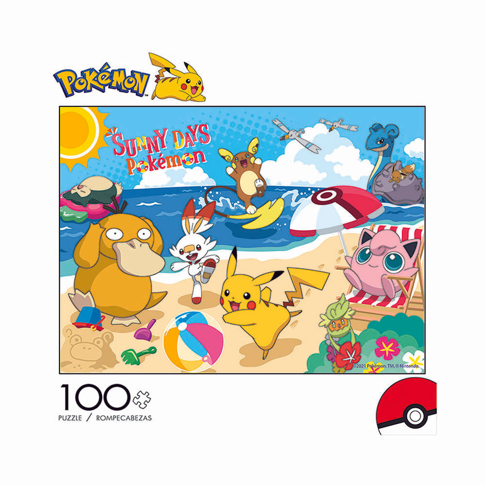 Buffalo 100pc Puzzle - Pokemon - Sunny Days-TCG Nerd