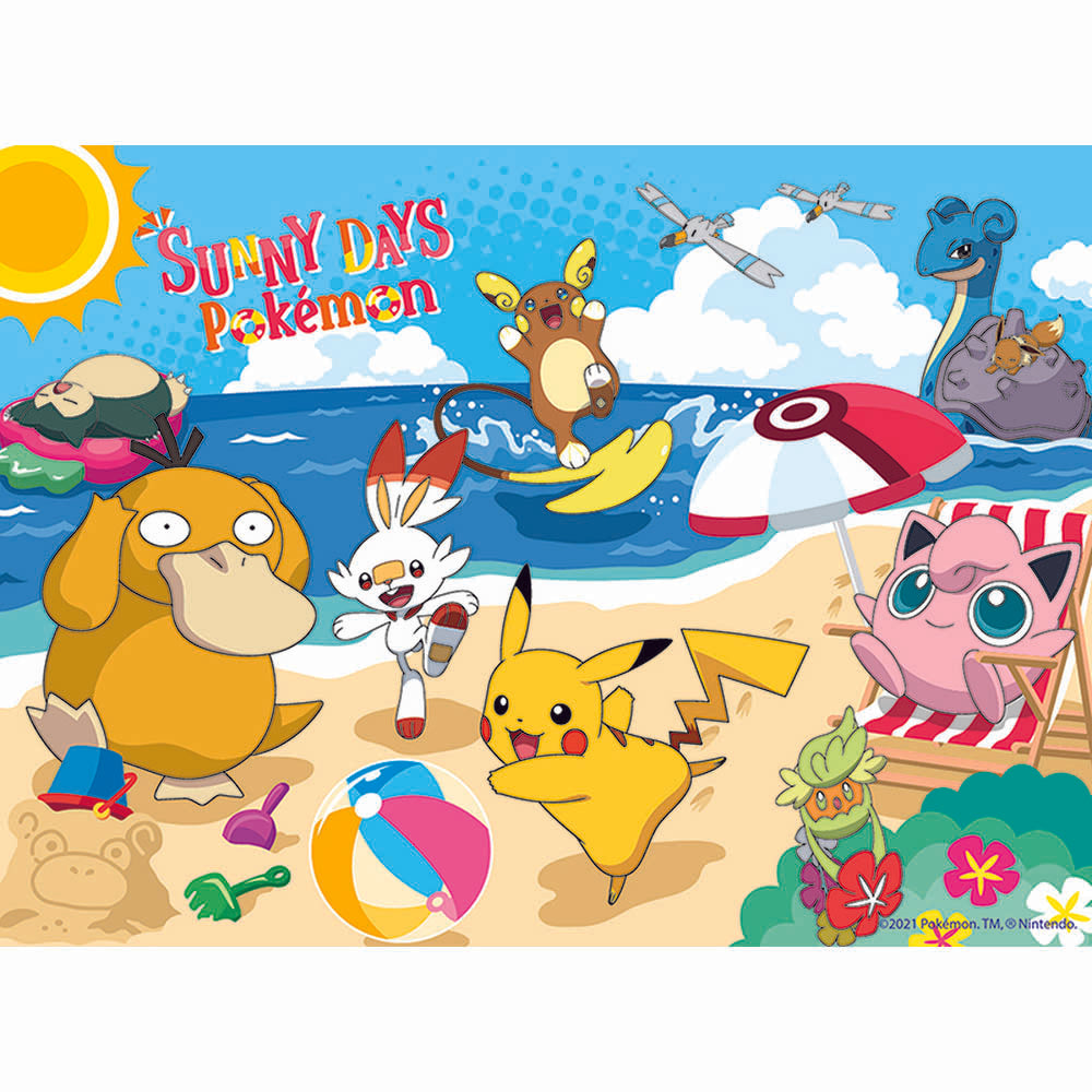 Buffalo 100pc Puzzle - Pokemon - Sunny Days-TCG Nerd