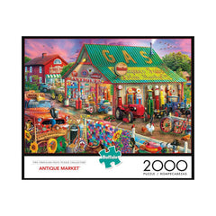 Buffalo 2000pc Puzzle - Antique Market-TCG Nerd