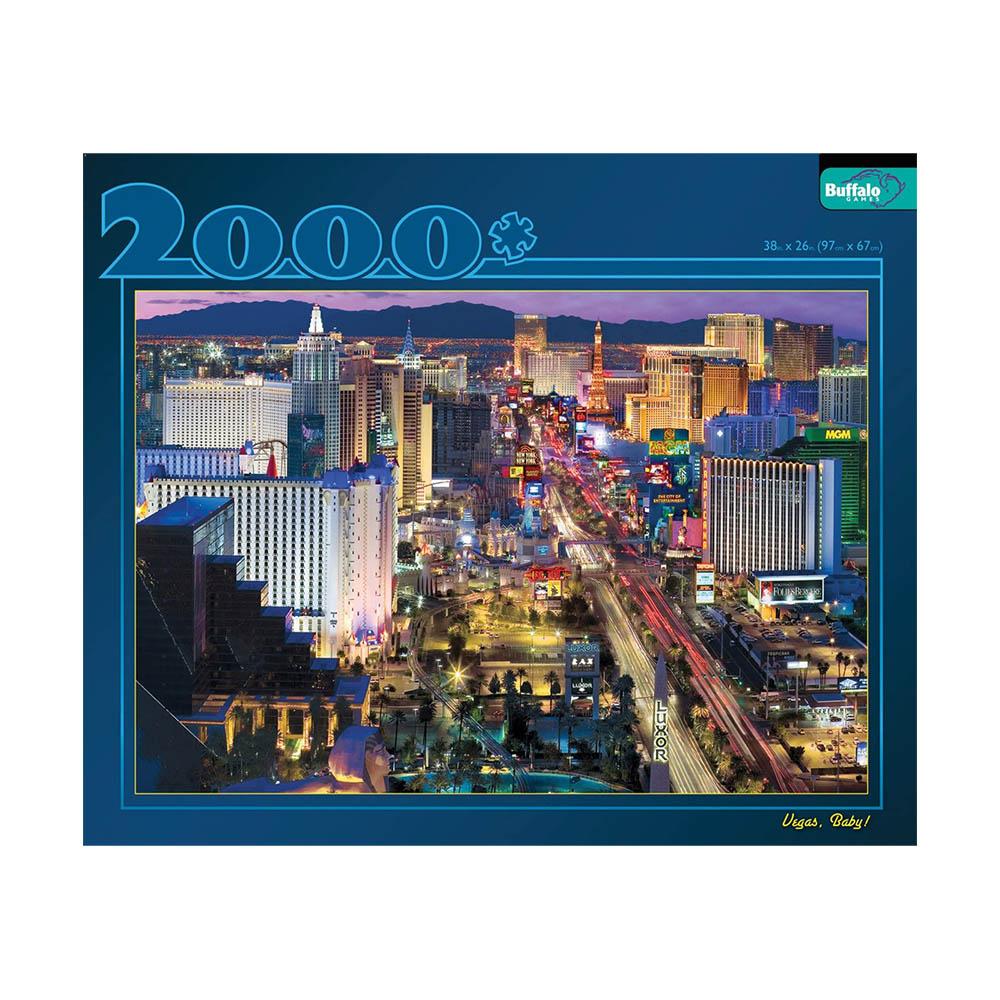 Buffalo 2000pc Puzzle - Vegas, Baby!-TCG Nerd