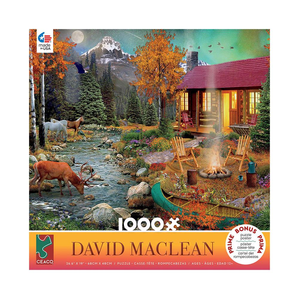 Ceaco 1000pc Puzzle - David Maclean - Aurora Lights-TCG Nerd