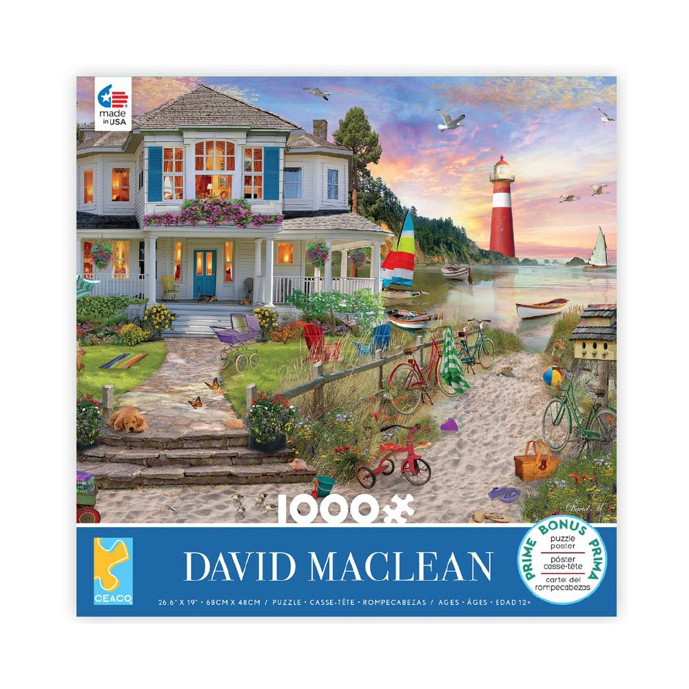 Ceaco 1000pc Puzzle - David Maclean - Beach Cove-TCG Nerd