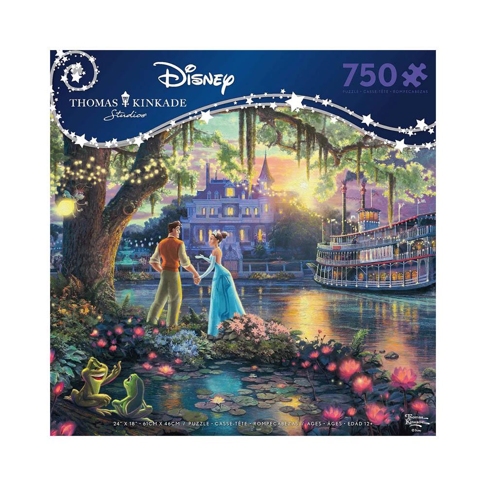 Ceaco 1000pc Puzzle - Disney Thomas Kinkade - The Princess and the Frog-TCG Nerd