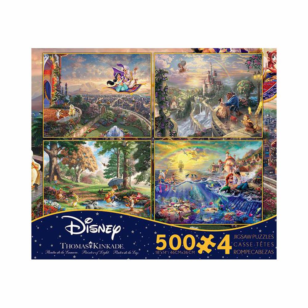 Ceaco 4in1 Multipack Puzzle #2 - Disney Thomas Kinkade-TCG Nerd