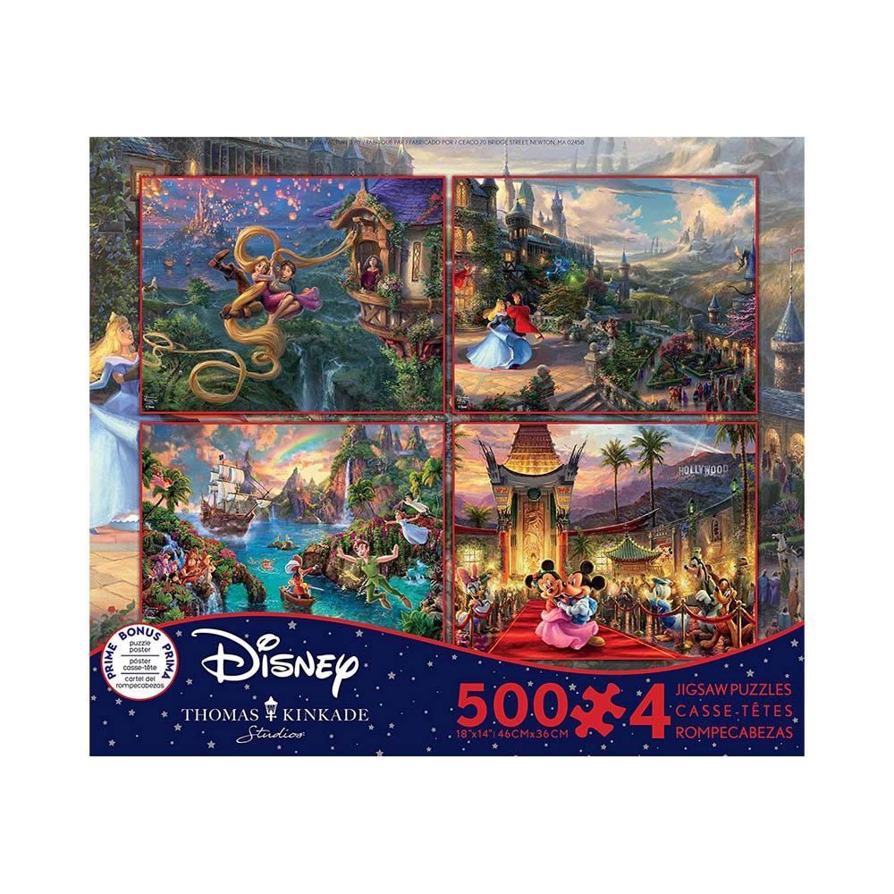 Ceaco 4in1 Multipack Puzzle #5 - Disney Thomas Kinkade-TCG Nerd