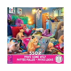 Ceaco 550pc Puzzle - Paws Gone Wild - Slumber Party-TCG Nerd