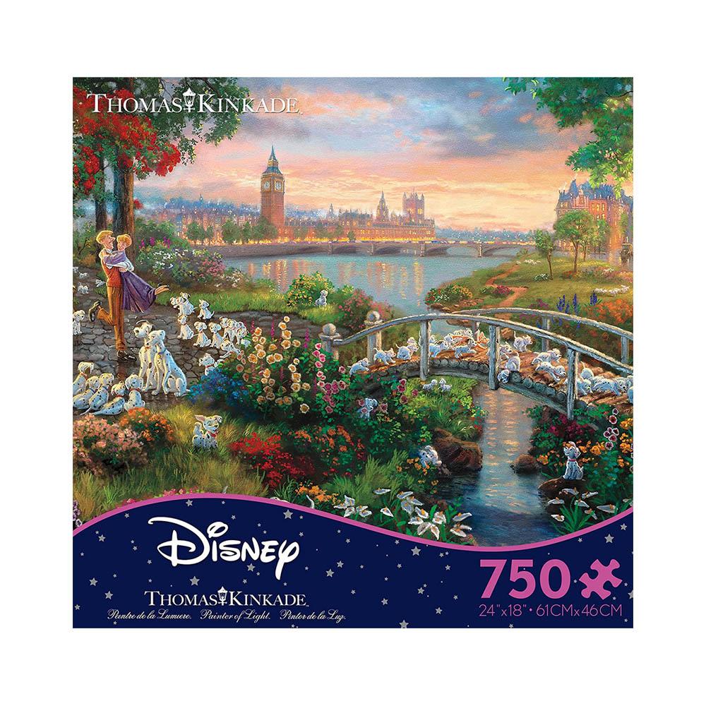 Ceaco 750pc Puzzle - Disney Thomas Kinkade - 101 Dalmatians-TCG Nerd