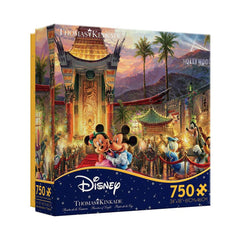 Ceaco 750pc Puzzle - Disney Thomas Kinkade - Mickey and Minnie Hollywood-TCG Nerd