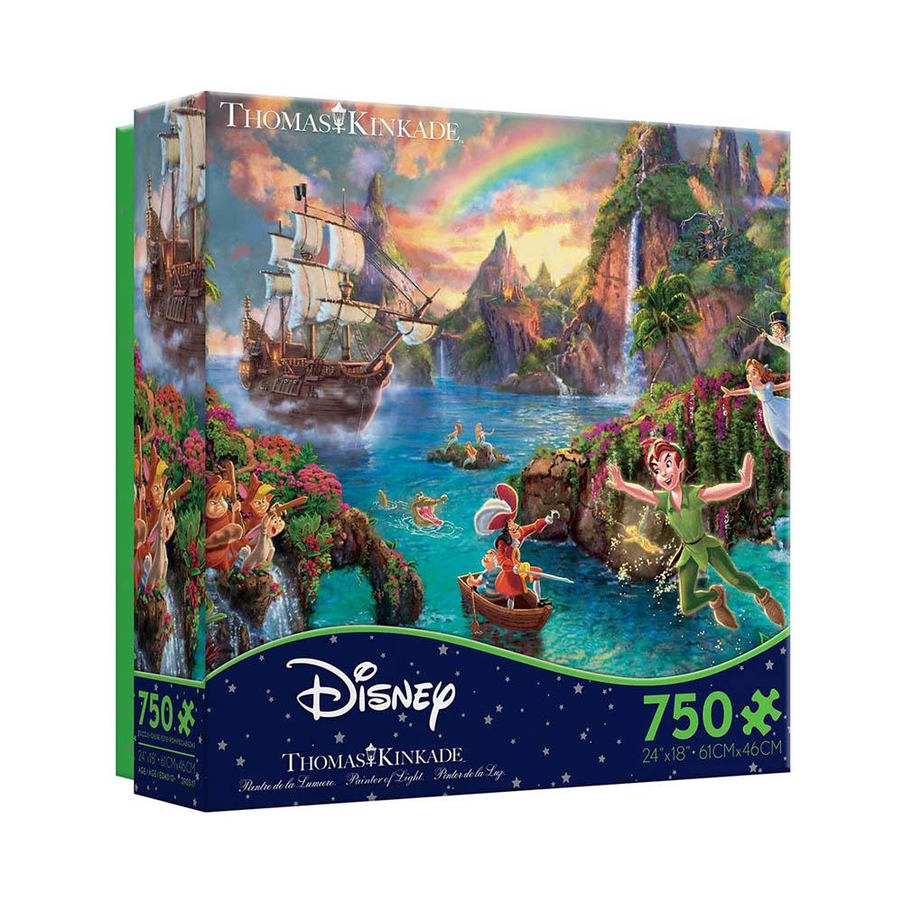 Ceaco 750pc Puzzle - Disney Thomas Kinkade - Peter Pan-TCG Nerd