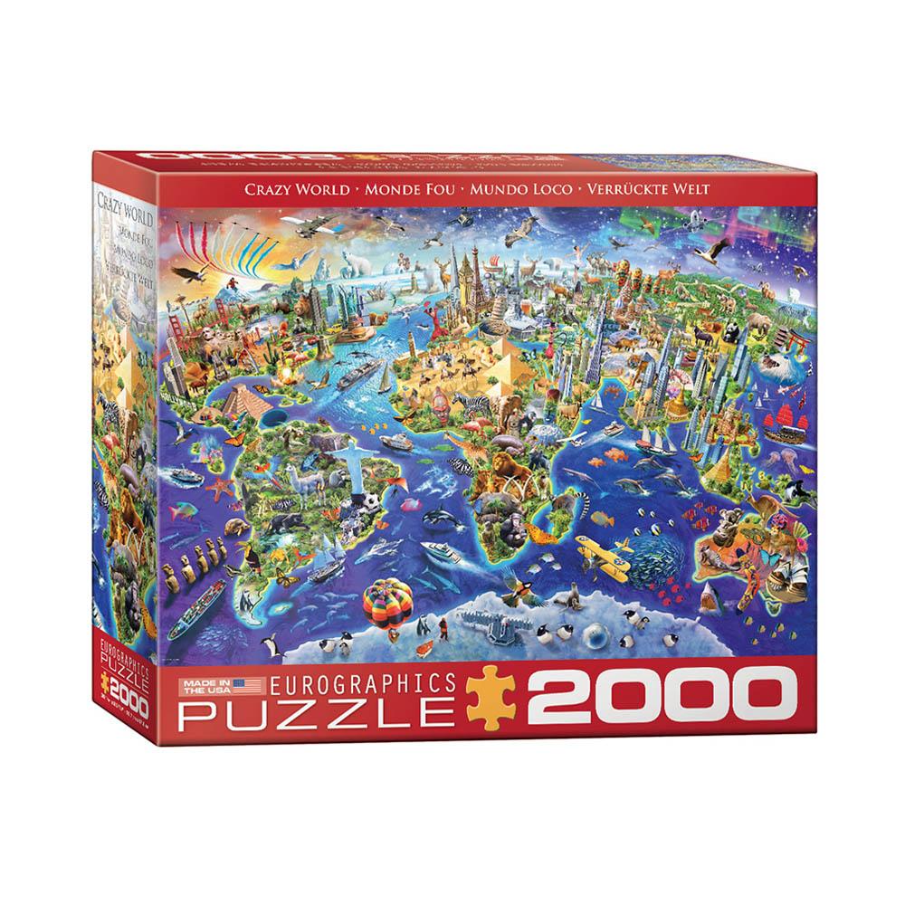 Eurographics 2000pc Puzzle - Crazy World-TCG Nerd