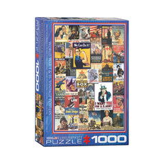 Eurographics 1000pc Puzzle - World War 1 & 2 Posters