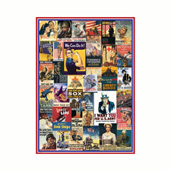 Eurographics 1000pc Puzzle - World War 1 & 2 Posters