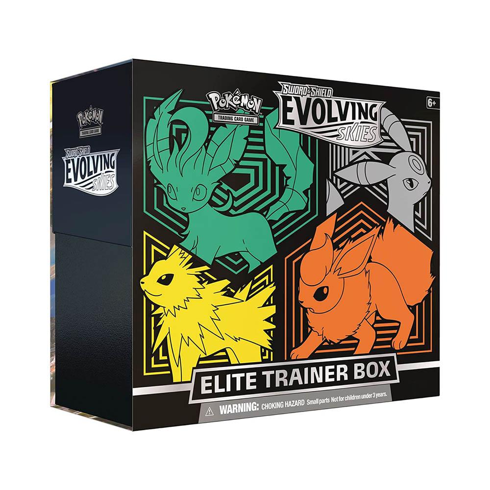 Pokemon TCG - Sword and Shield: Evolving Skies - Elite Trainer Box Orange-TCG Nerd