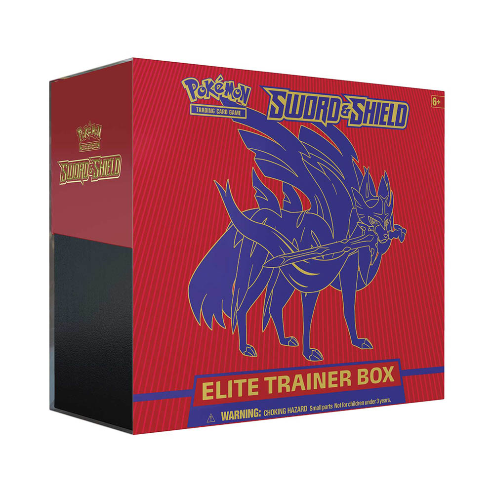 Pokemon TCG Elite Trainer Box - Sword & Shield Base Set - Zacian
