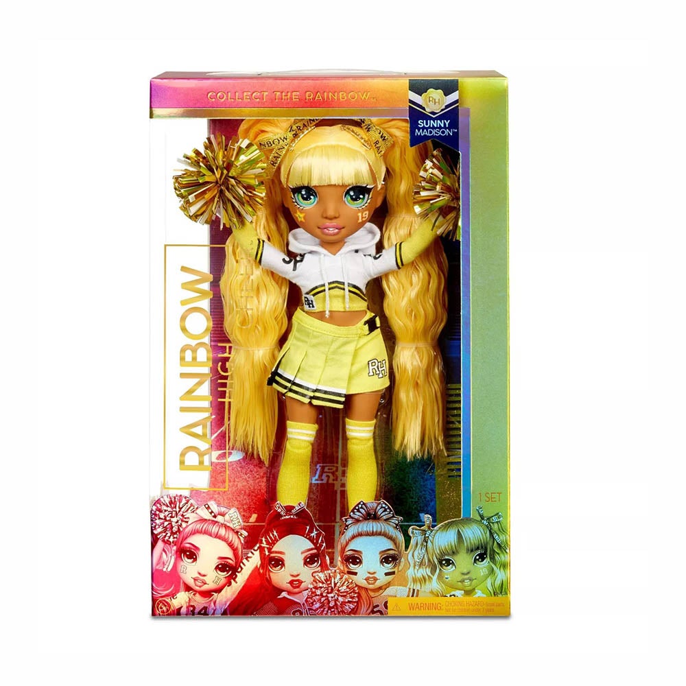 Rainbow High Cheer Series 1 - Sunny Madison (Yellow Fashion)-TCG Nerd