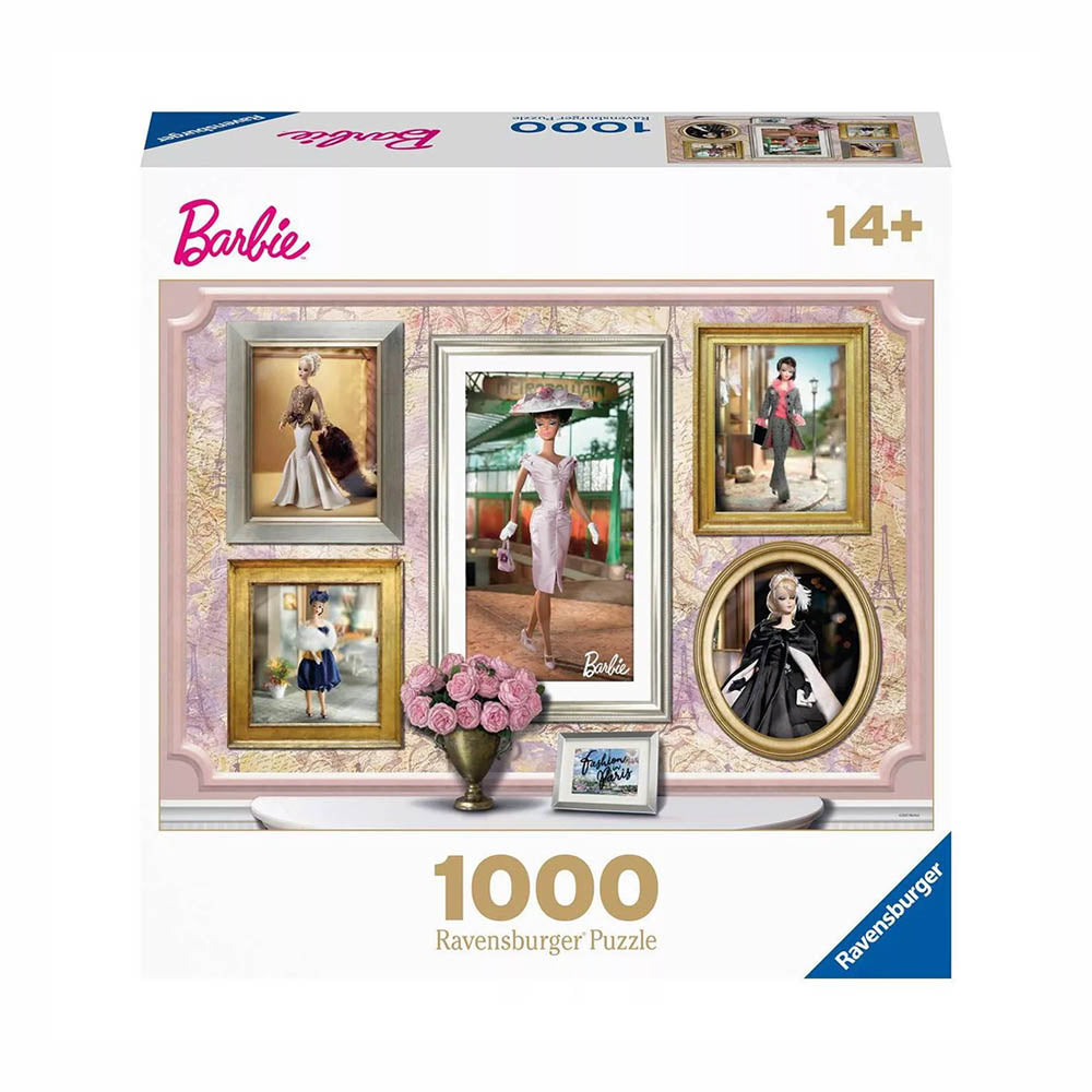 Ravensburger 1000pc Puzzle - Barbie - Barbie Paris Fashion-TCG Nerd