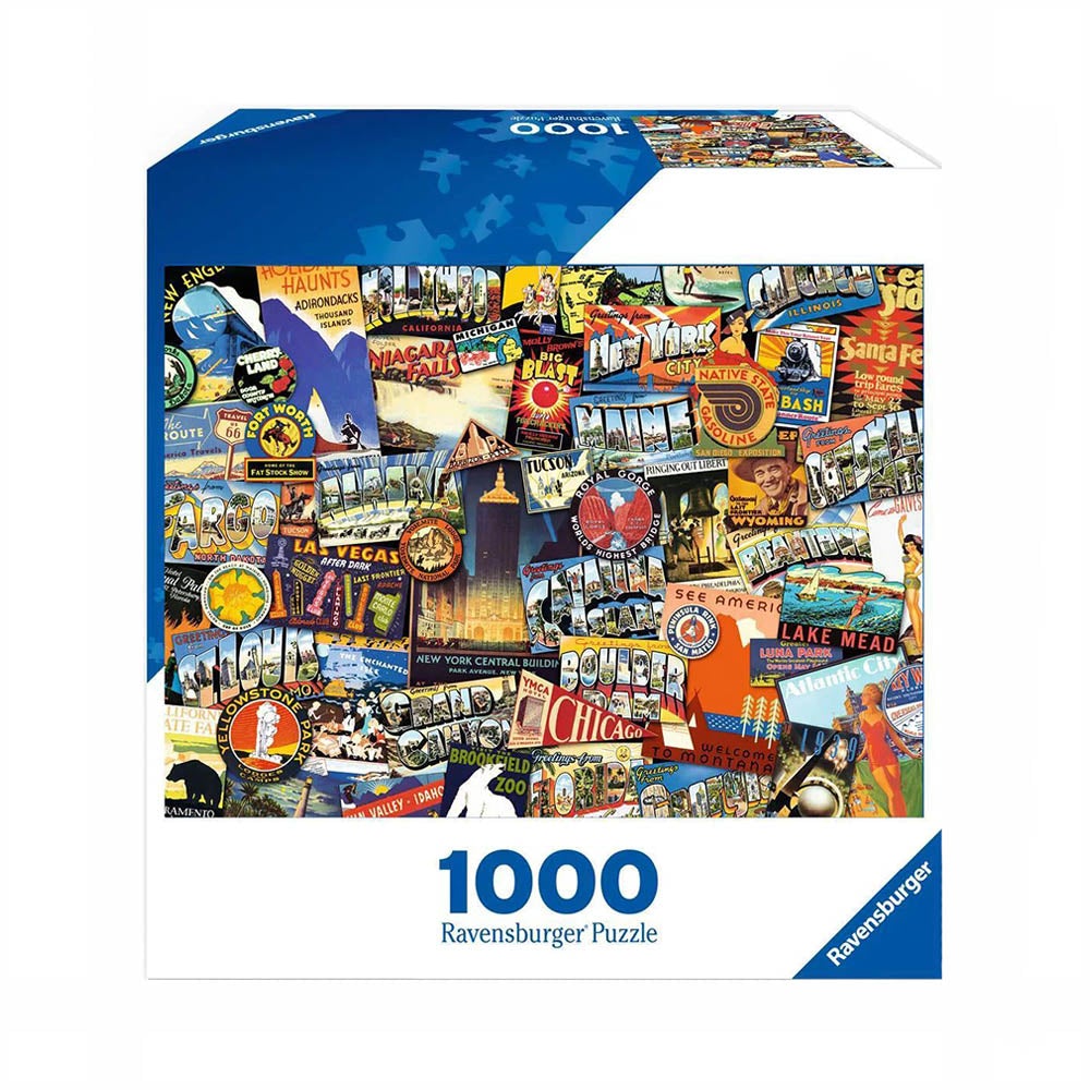 Ravensburger 1000pc Puzzle - Road Trip USA-TCG Nerd