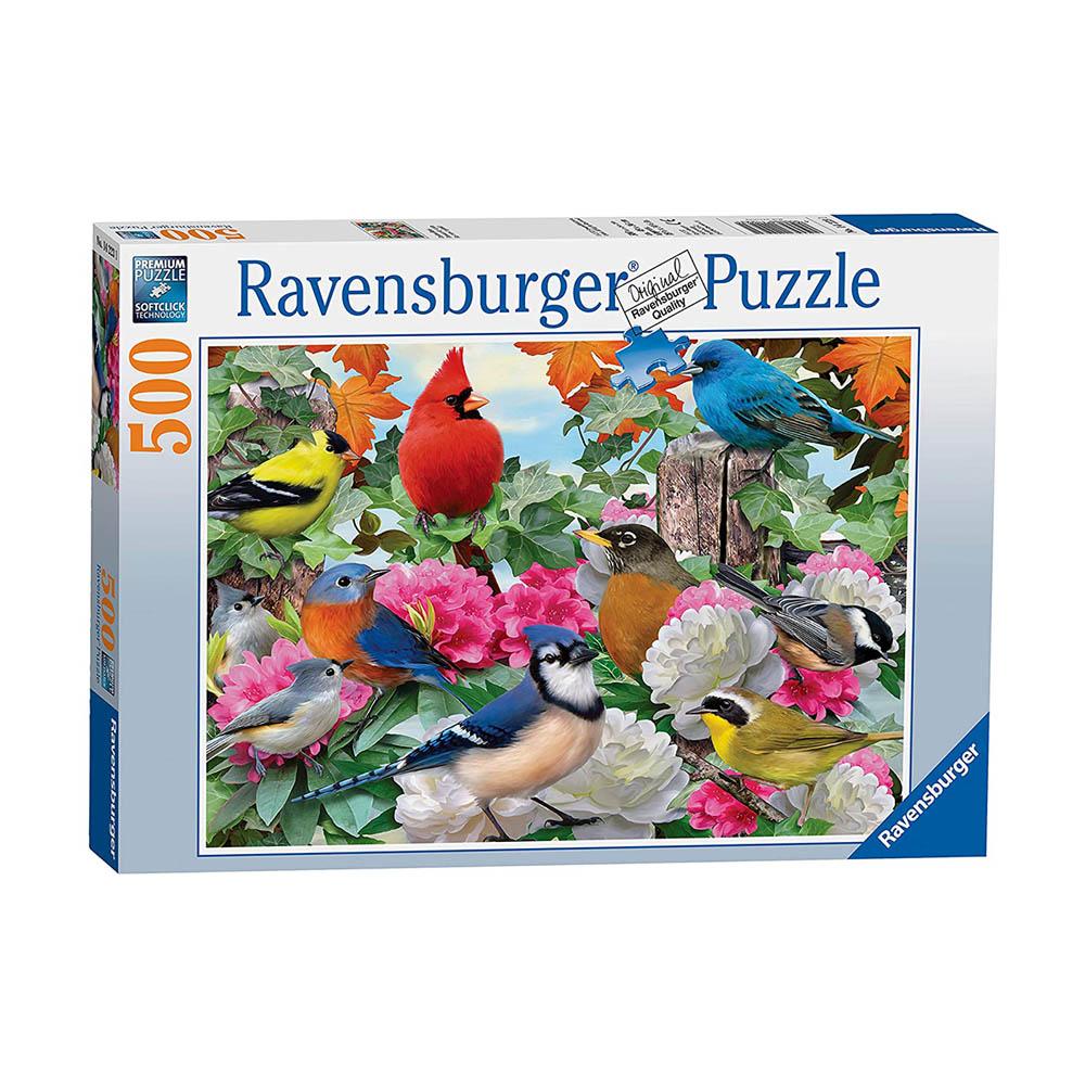 Ravensburger 500pc Puzzle - Garden Birds-TCG Nerd