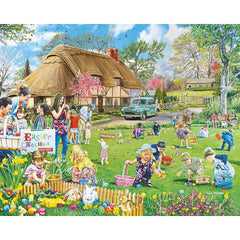 White Mountain 1000pc Puzzle - Easter Egg Hunt