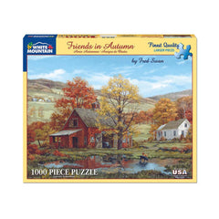 White Mountain 1000pc Puzzle - Friends in Autumn-TCG Nerd