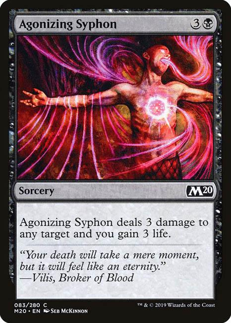 MTG Core Set 2020 - 083 Agonizing Syphon - M20-TCG Nerd