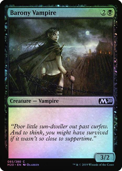 MTG Core Set 2020 - 085 Barony Vampire - M20-TCG Nerd