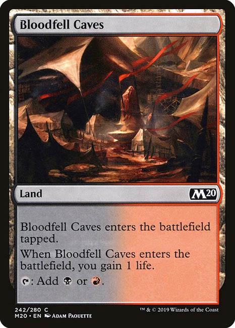 MTG Core Set 2020 - 242 Bloodfell Caves - M20-TCG Nerd