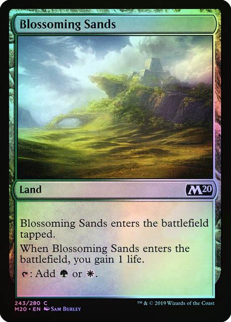 MTG Core Set 2020 - 243 Blossoming Sands - M20-TCG Nerd