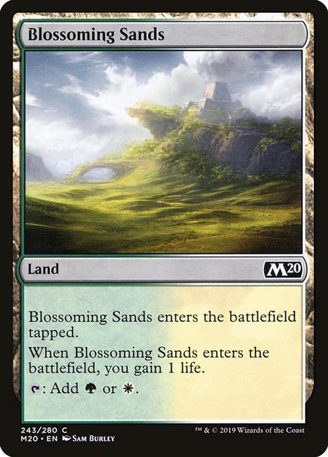 MTG Core Set 2020 - 243 Blossoming Sands - M20-TCG Nerd